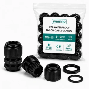 WEMNO M-Thread Cable Glands IP68 Waterproof